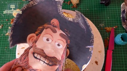 The Pirates cake  - Pirate captain birthday cake
