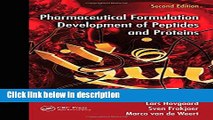 [PDF] Pharmaceutical Formulation Development of Peptides and Proteins, Second Edition Book Online