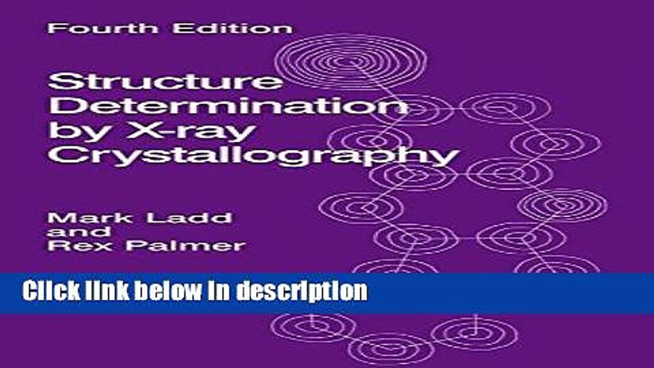 [PDF] Structure Determination by X-ray Crystallography Full Online