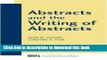 [PDF] Abstracts and the Writing of Abstracts (Michigan Series in English for Academic