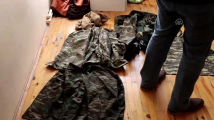 Öğrenci Evinden Asker Kıyafeti ve Bot Çıktı