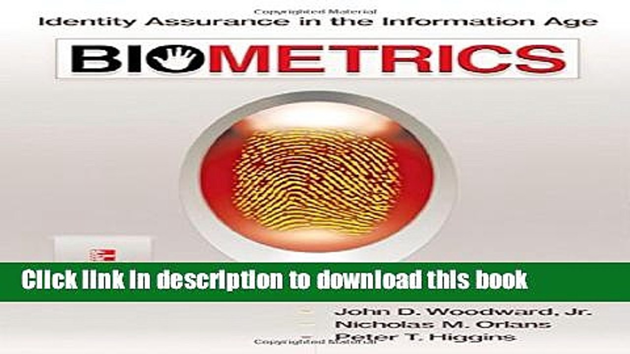 [Download] Biometrics: Identity Assurance in the Information Age Kindle Online