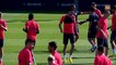 FC Barcelona training session: Final training session before Sevilla trip