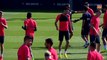FC Barcelona training session: Final training session before Sevilla trip