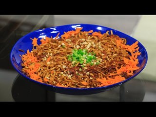 نودلز بزبدة الفول السوداني | أميرة شنب