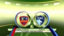 Résumé de GFC Ajaccio - HAC (1-1) du 12/08/2016