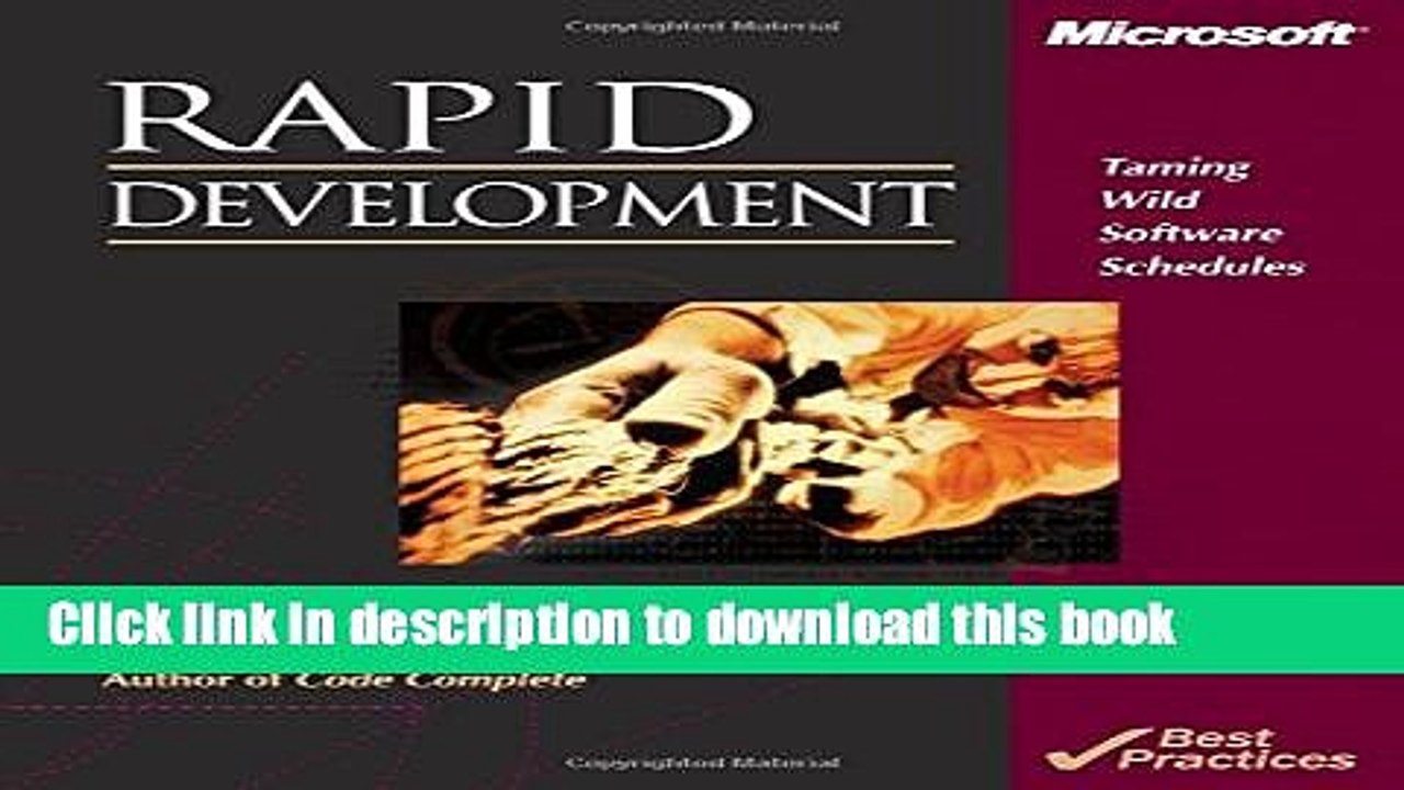 [Download] Rapid Development: Taming Wild Software Schedules Kindle Collection