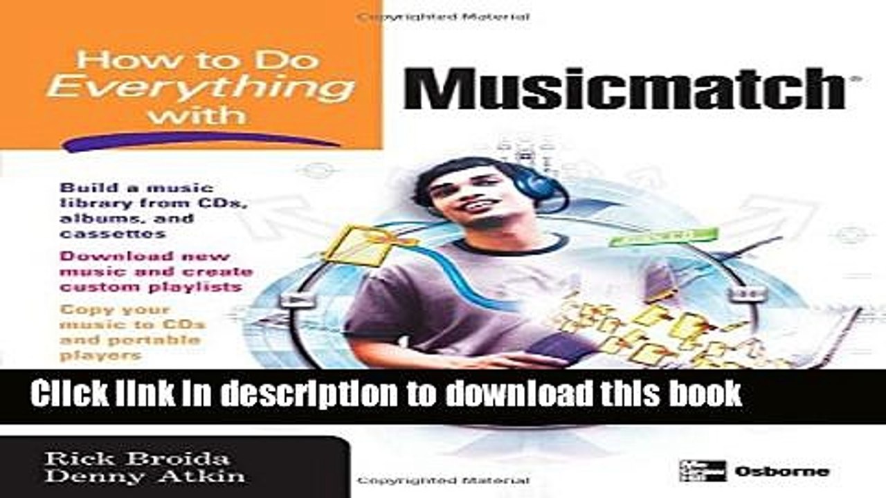 [Read PDF] How to Do Everything with Musicmatch Download Online