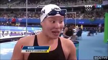 Rio Olympics 2016 - Chinese Swimmer Fu Yuanhui Funny Expressions During Interview