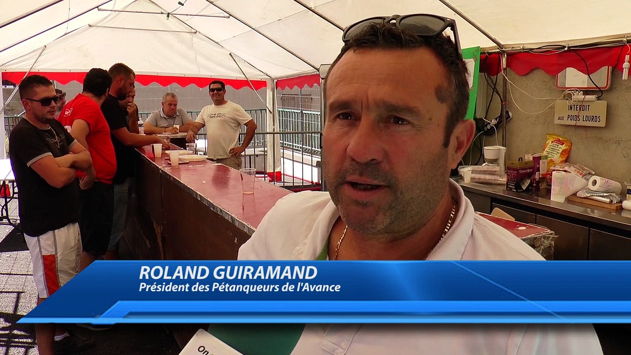 DICI TV : Les rues de Valserres ensablées pour le concours de boule