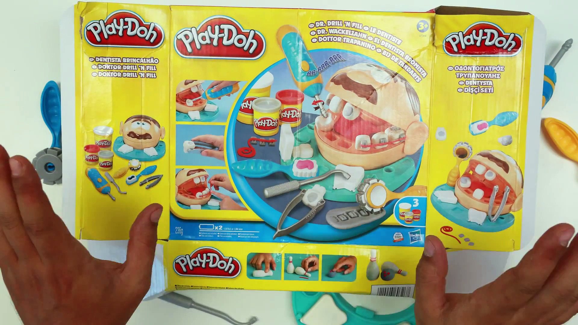 Bad Teeth Doctor Drill n' Fill Play Doh Stop Motion Video _ Dentist Toys  DCTC - video Dailymotion