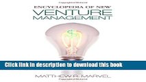 [Download] Encyclopedia of New Venture Management Hardcover Online