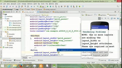 3, Truyền dữ liệu giữa các activity chương 1 Android Application Development Cookbook 2nd Edition