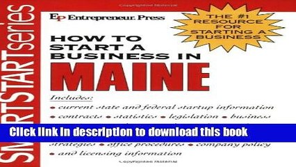 [Download] How to Start a Business in Maine (How to Start a Business in Maine (Etrm)) Paperback