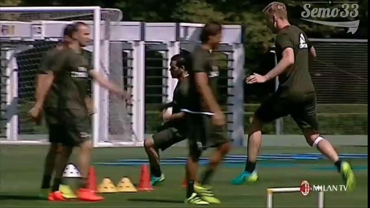 Milan training session 13.08.2016