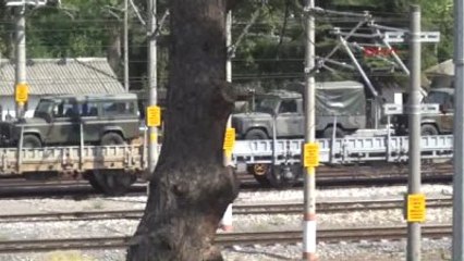 Bilecik Darbe Gecesinden Buyana Bilecik Garı'nda Bekletilen Askeri Araç ve Mühimmatlar Çerkezköy'e...