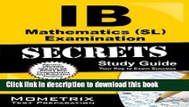 [PDF] Ib Mathematics (Sl) Examination Secrets Study Guide: Ib Test Review For the International
