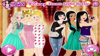 Disney Teams Selfie Battles Game - Disney Princess Video Games For Girls