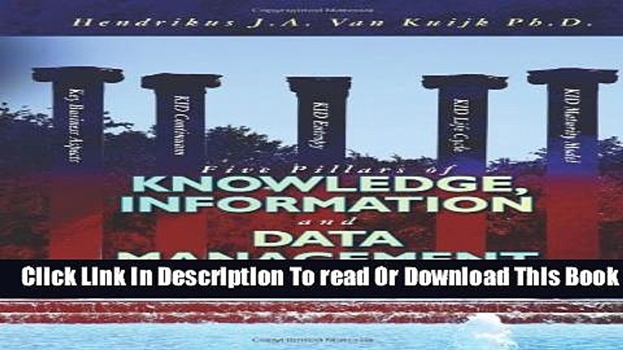 [Download] Five Pillars of Knowledge, Information and Data Management Paperback Online