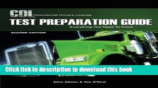 [Popular Books] CDL Test Preparation Guide: Everything You Need to Know Free Online