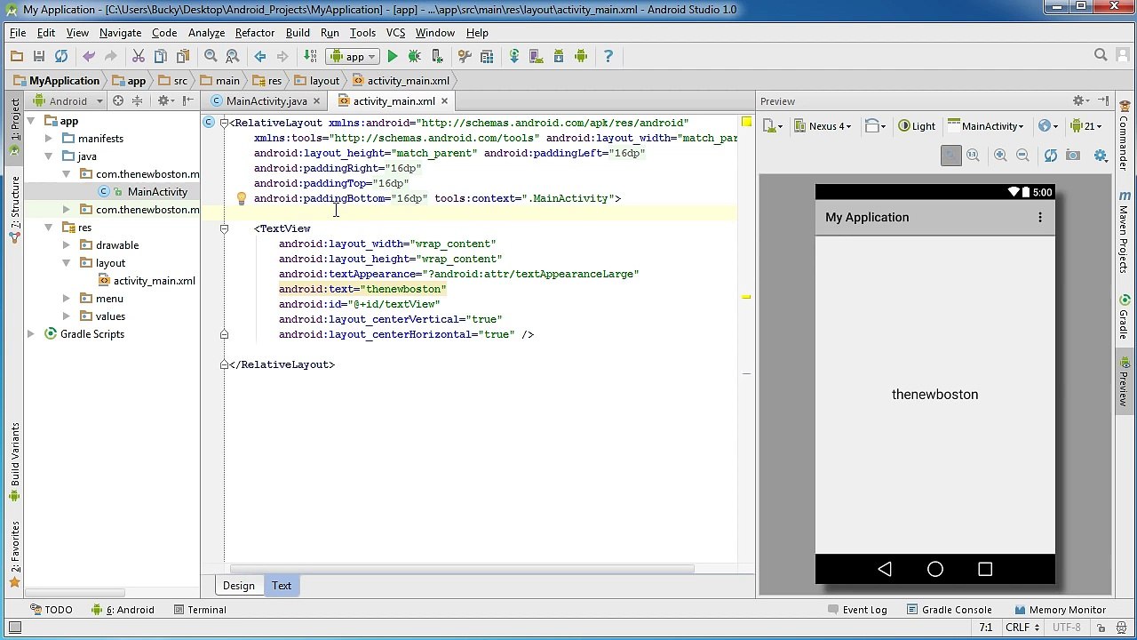 Android App Development for Beginners - 8 - Basic Overview of an App (720p_30fps_H264-192kbit_AAC)