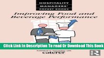 [Download] Improving Food and Beverage Performance Paperback Online