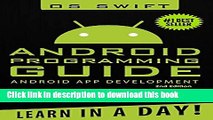 [Download] Android: App Development   Programming Guide: Learn In A Day! Hardcover Online