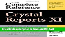 [Download] Crystal Reports XI: The Complete Reference Paperback Free