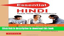 [Popular] Essential Hindi: Speak Hindi with Confidence! (Hindi Phrasebook   Dictionary) Paperback