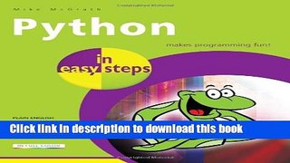 [Download] Python in easy steps Kindle Free