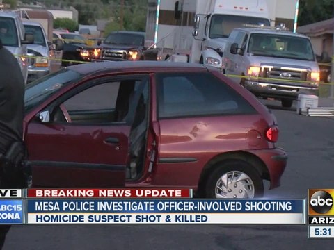 Mesa police investigating officer-involved shooting, man dead