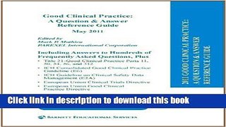[PDF] Good Clinical Practice: A Question   Answer Reference Guide, May 2011 Free Online