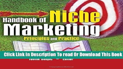[Download] Handbook of Niche Marketing: Principles and Practice Hardcover Free