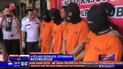 Dor! Dua dari Enam Spesiali Pencuri Minimarket Dilumpuhkan