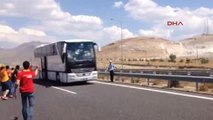 Konya - Beşiktaş Taraftarlarını Taşıyan Otobüse Saldırı