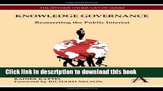 [Download] Knowledge Governance: Reasserting the Public Interest Kindle Collection