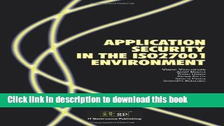[Download] Application Security in the Iso27001 Environment Kindle Online