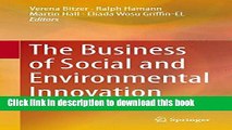 [Download] The Business of Social and Environmental Innovation: New Frontiers in Africa Paperback