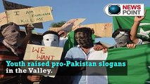 Kashmir unrest  Youths raise pro Pakistan slogans in the Valley   NewspointTV