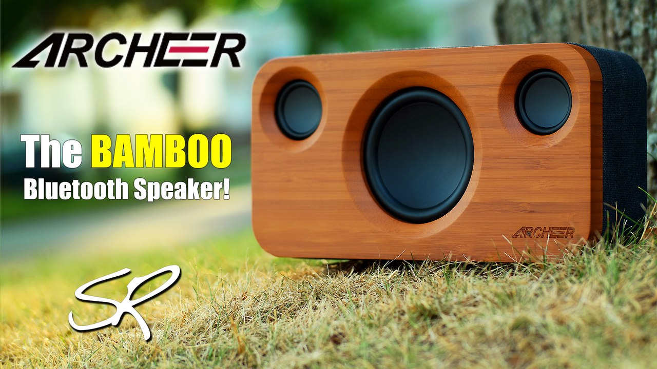Archeer A320 25W Bluetooth Speaker Review | The BAMBOO Wireless Speaker!