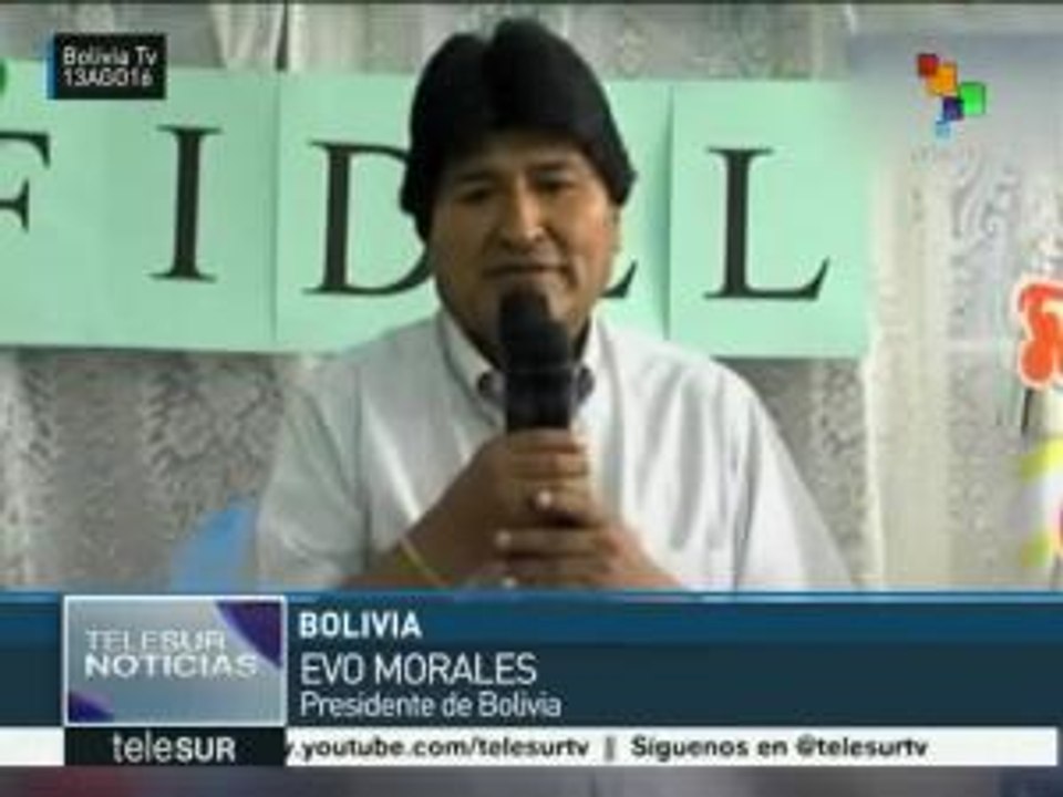 Evo Morales: la Revolución Cubana es la madre de las revoluciones
