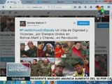 Nicolás Maduro felicita vía Twitter a Fidel Castro por aniversario 90