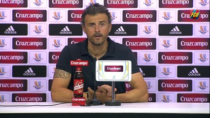 Luis Enrique "Es un buen resultado pero no definitivo"