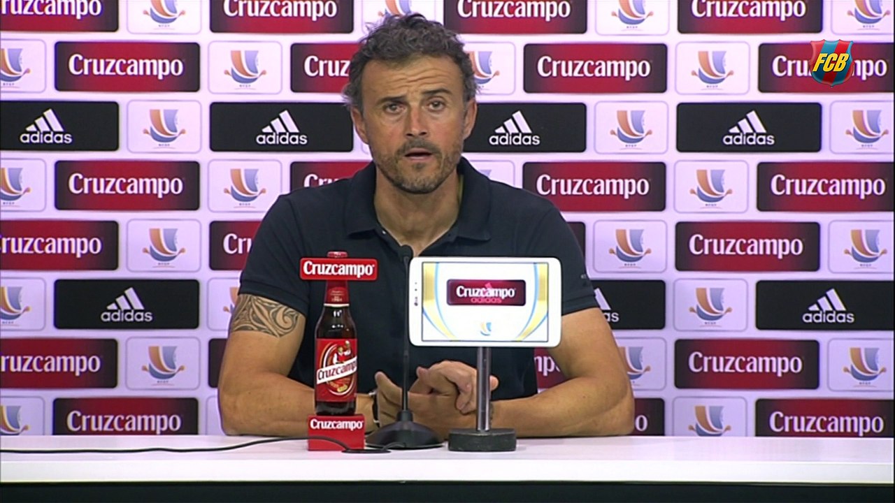 Luis Enrique: “It’s a good result but it’s not over”