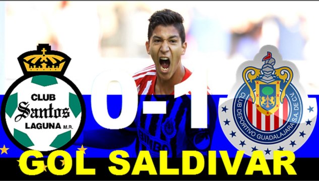 SANTOS VS CHIVAS 1-0 GOL JORNADA 5 LIGA MX APERTURA 2016