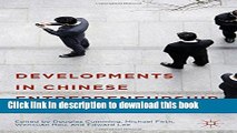 [Download] Developments in Chinese Entrepreneurship: Key Issues and Challenges Kindle Online