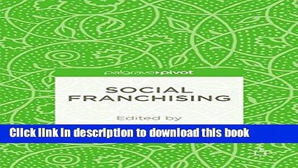 [Download] Social Franchising Hardcover Free