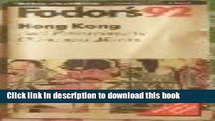 Download Video: [Popular] FODOR-HONG KONG 92 Kindle OnlineCollection