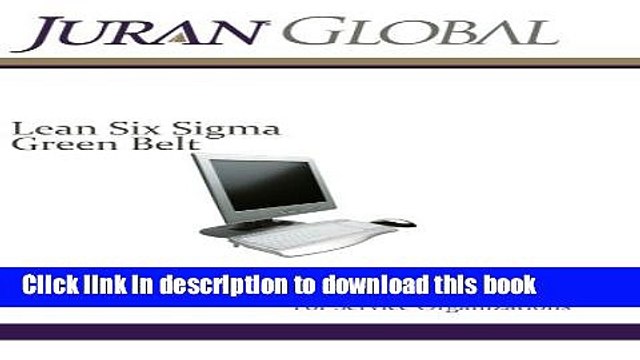 [Download] Lean Six Sigma Green Belt for Service Organizations Kindle Collection