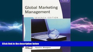 FREE DOWNLOAD  Global Marketing Management  BOOK ONLINE
